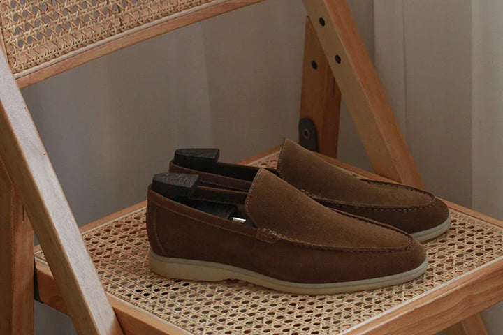 Blaue Herren Loafer Slipper, die perfekte Wahl für Eleganz und Tragekomfort.