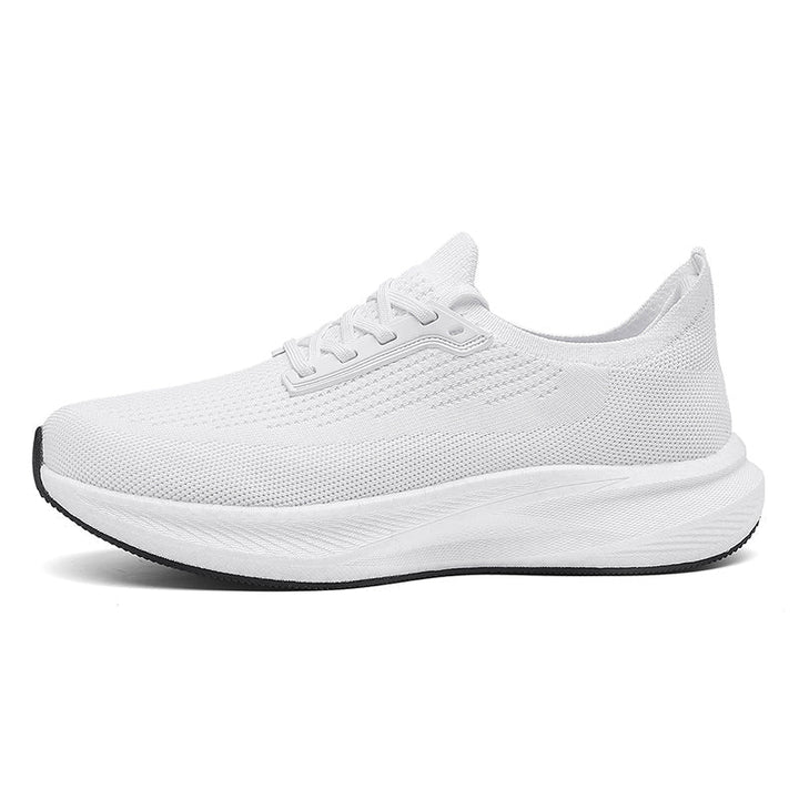 Schwarze orthopädische Damen Alltags-Sneaker mit dämpfendem Memory Schaum.