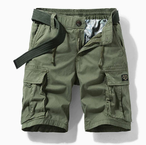 Vielseitige Herren Cargo Shorts im geraden Schnitt, bequeme Freizeithose für Männer, ideal als Sommerhose & Alltagskleidung.