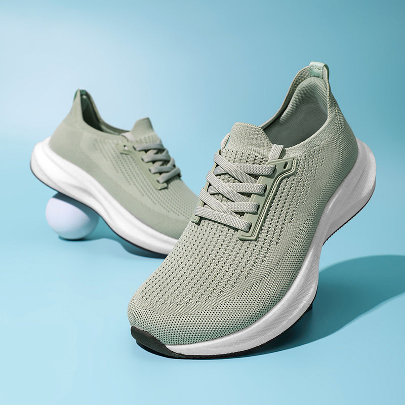 Schwarze Damen Komfortschuhe, bequeme Sneaker für Schmerzlinderung.