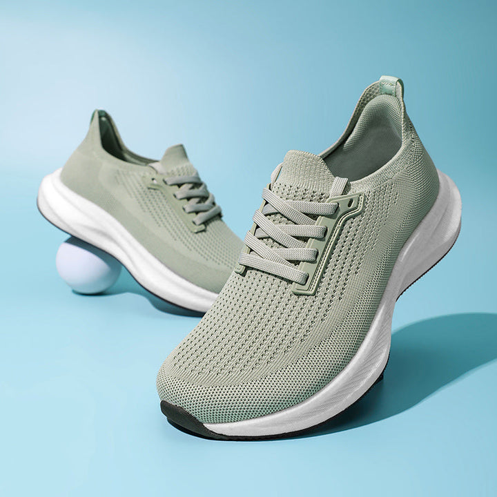 Schwarze Damen Komfortschuhe, bequeme Sneaker für Schmerzlinderung.