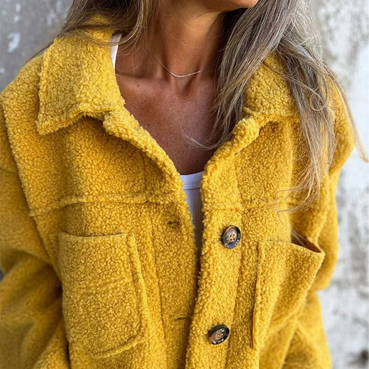Vielseitige modische Damen Herbstjacke mit Knöpfen, eine stilvolle Übergangsjacke in verschiedenen Farben.