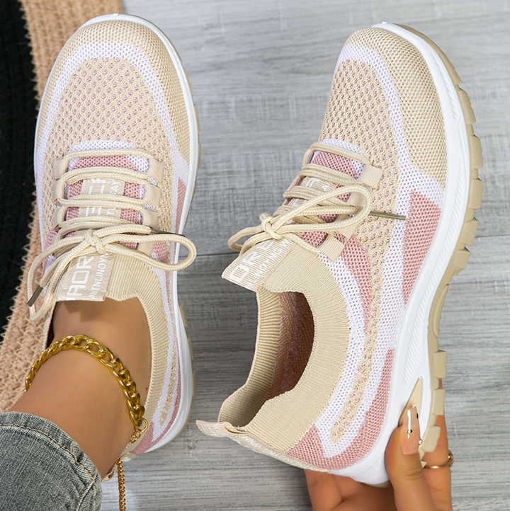 Bequeme Damen Freizeitschuhe. Orthopädische Sneaker mit leichter Sohle, ideal für Walking und täglichen Komfort.