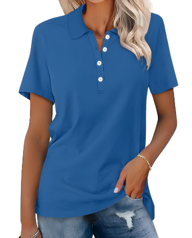 Nachhaltiges Damen Poloshirt Nova, umweltfreundlich produziert, stilvoll & komfortabel für bewusste Frauen.