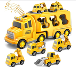1 großer Transporter + 6 kleine Autos