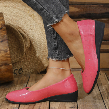 Moderne Damen Alltagsschuhe: Orthopädische Loafers mit Dämpfung und Memory-Schaum für gesunde Füße den ganzen Tag.