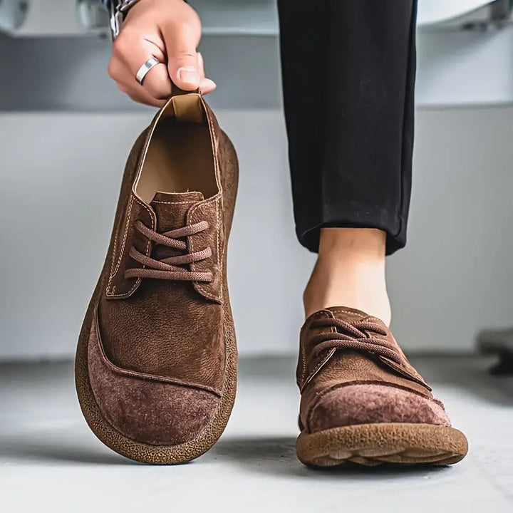 Hochwertiger Herren Komfort-Schuh, atmungsaktiv, für angenehmes Fußklima das ganze Jahr über.