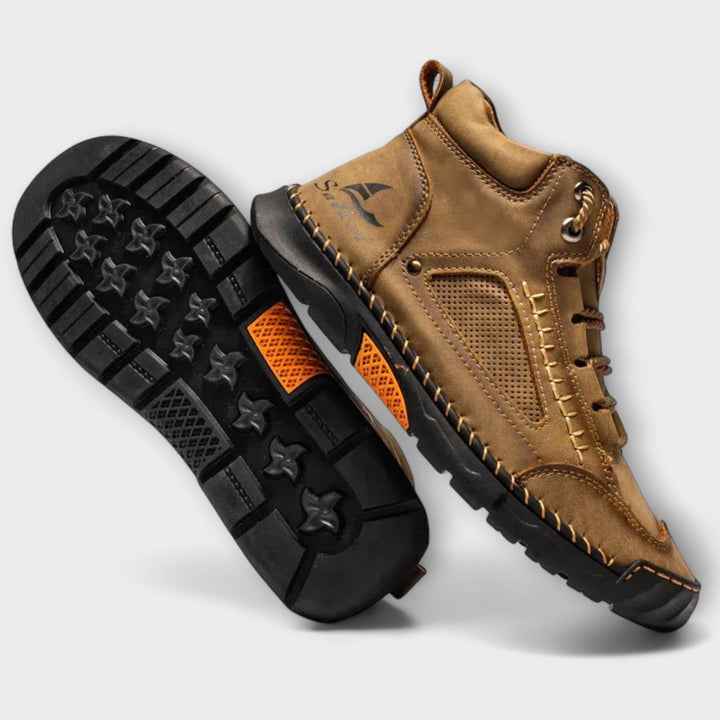 Wasserdichte Herren Stiefel mit hohem Schaft, perfekt für Outdoor-Abenteuer & Freizeit.