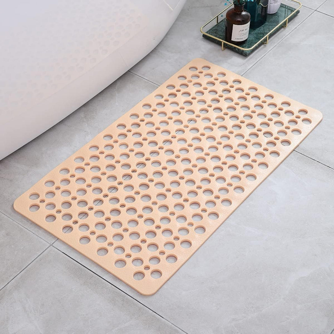 Moderne Antirutsch-Duschmatte, transparentes Design, bietet optimalen Halt und Schutz vor Bakterien.