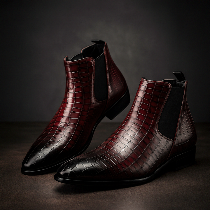 Bequeme Herren Chelsea Stiefel für den Alltag. Markante Optik trifft auf hohen Tragekomfort.