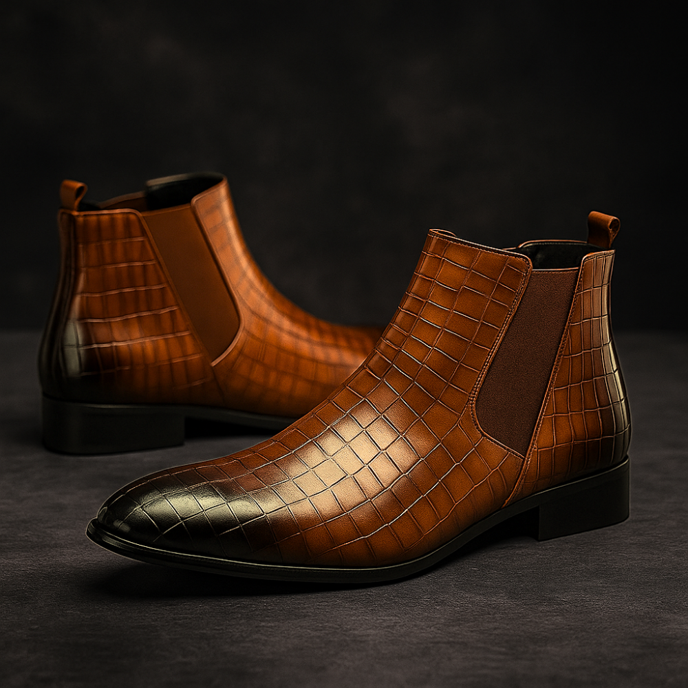 Hochwertige Herren Chelsea Boots, leicht anzuziehen. Perfekt für elegante und casual Outfits.