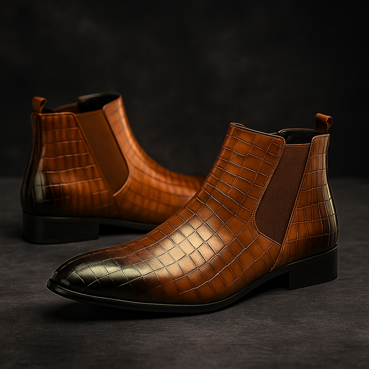 Hochwertige Herren Chelsea Boots, leicht anzuziehen. Perfekt für elegante und casual Outfits.