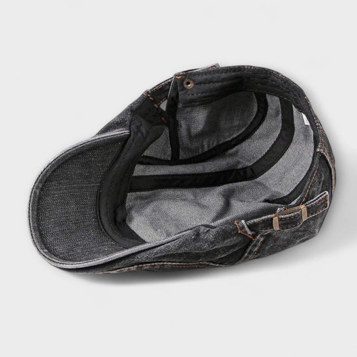 Stylische Heritage Denim Baseballkappe für Unisex. Verstellbare Kopfbedeckung für Freizeit & lässige Outfits.