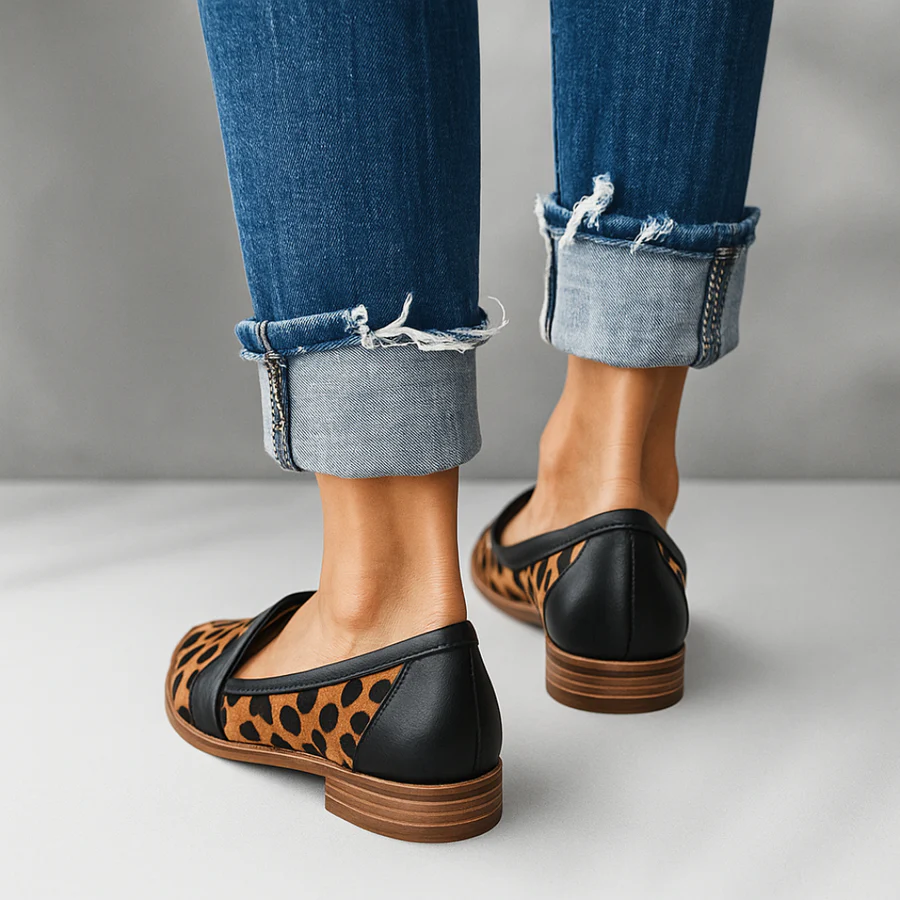 Vielseitige orthopädische Slip-On Mokassins für Damen: Komfort, Stil & Fußgesundheit vereint im Alltag.