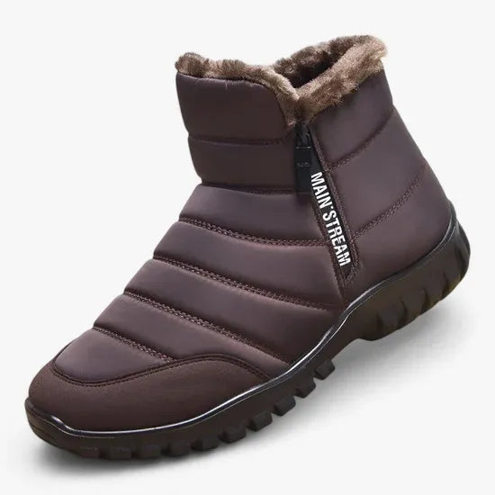 Robuste Unisex Winterstiefel, wasserdicht und warm, perfekt für Schnee und rutschige Oberflächen. Komfortable Freizeitschuhe.