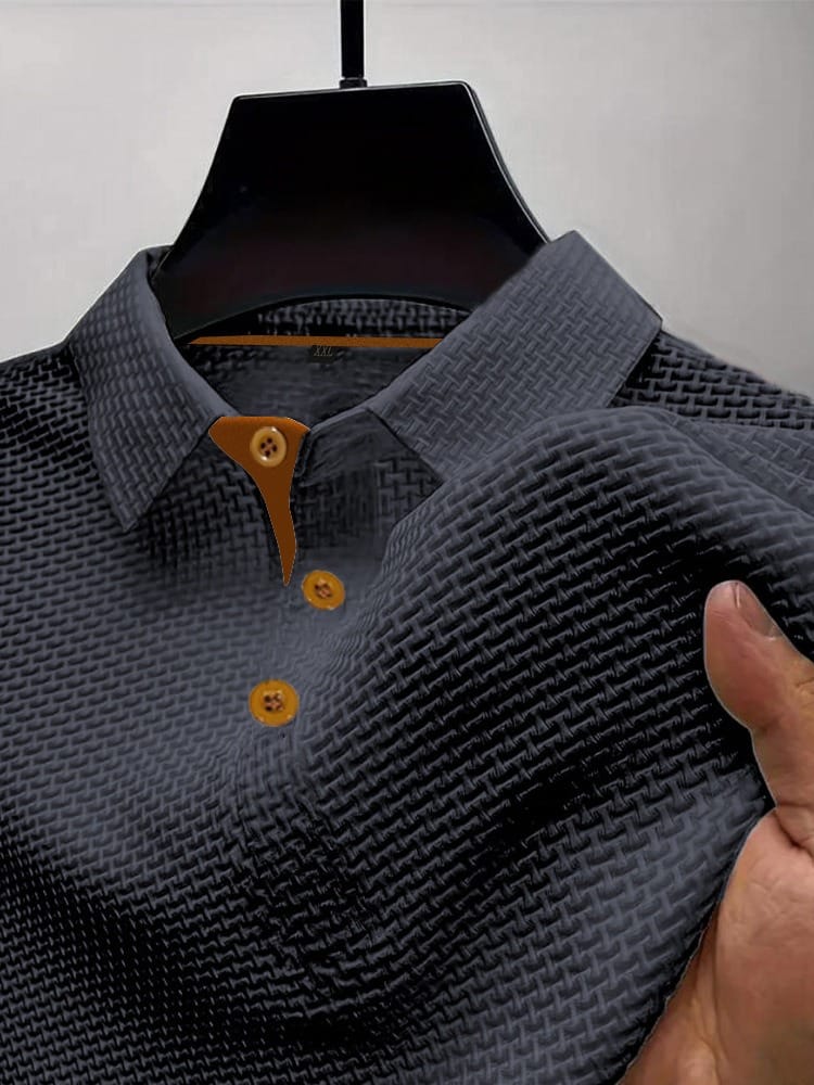 Herrenmode Polo: Moderne Herrenmode: Kurzarm Polo-Shirt mit hohem Komfort für Sommer & Freizeit.