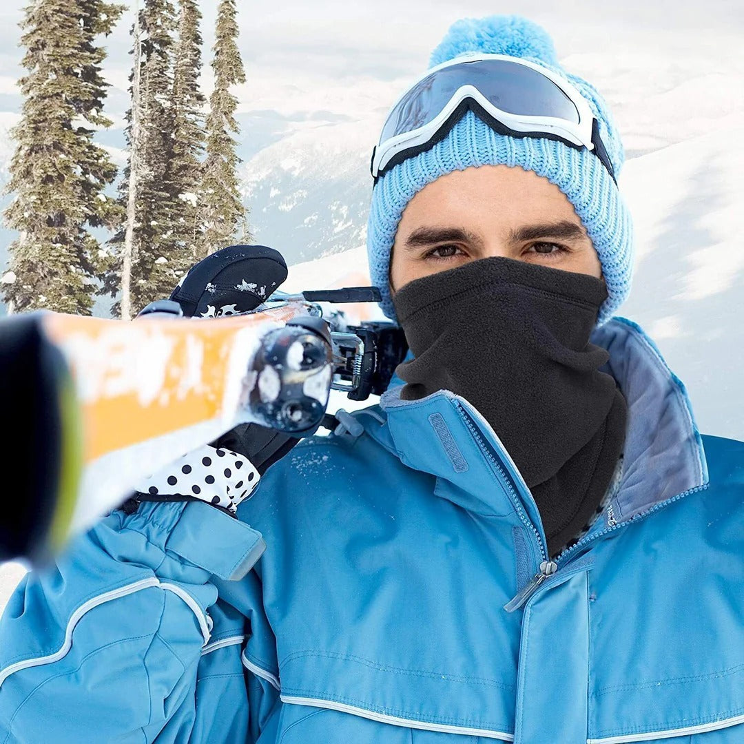 Atmungsaktiver Fleece Schlauchschal für Herren & Damen. Perfekt für Kälte, Laufen, Wandern & Wintersport.