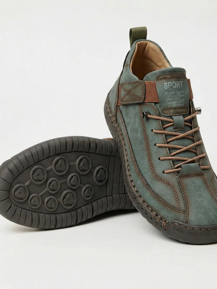Paar Unisex Sportschuhe mit Dämpfung von vorne, vielseitige Bequemschuhe für Sport und Freizeit.