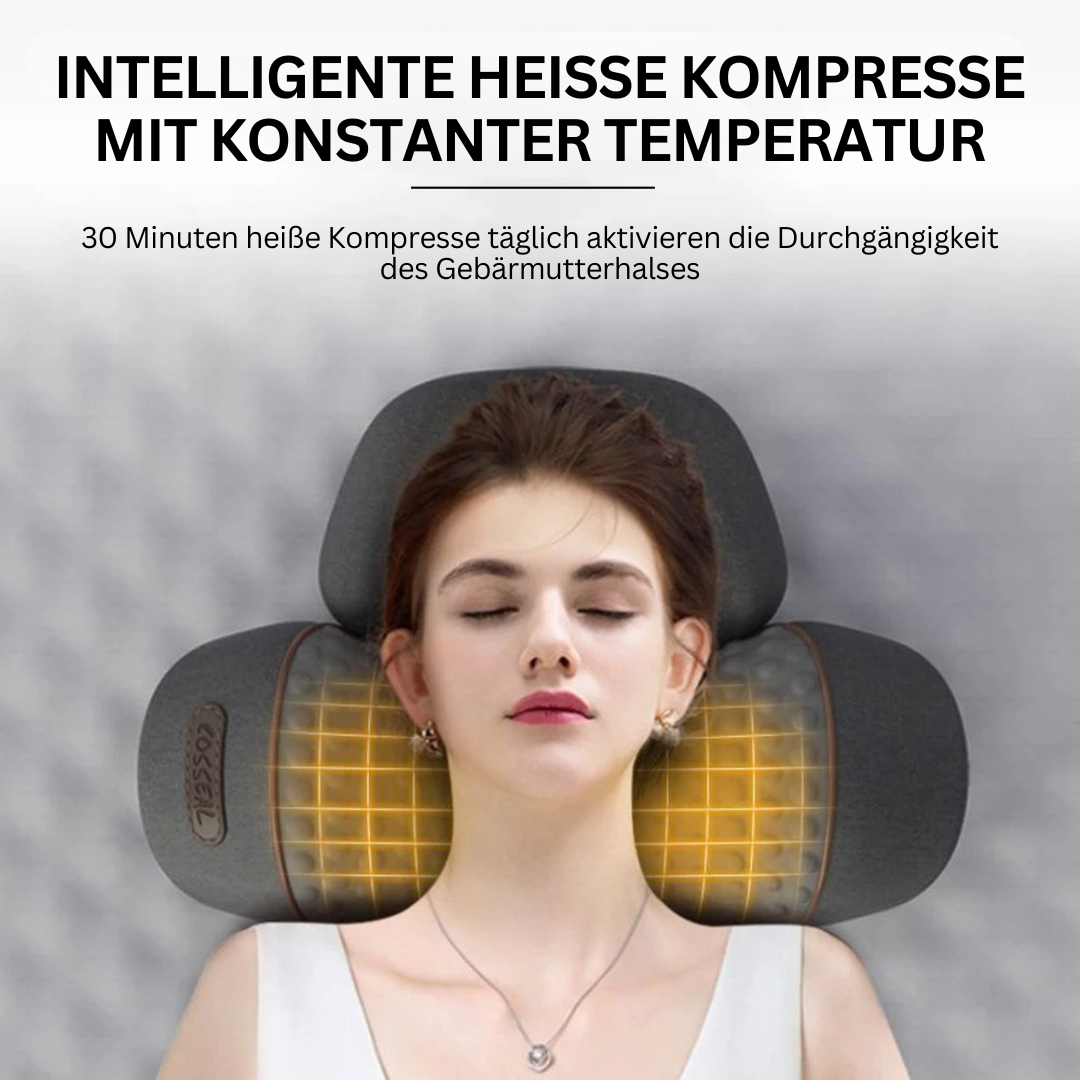 Nackenwärmekissen gegen steifen Hals & Nackenschmerzen. Bietet Komfort und sofortige Linderung.