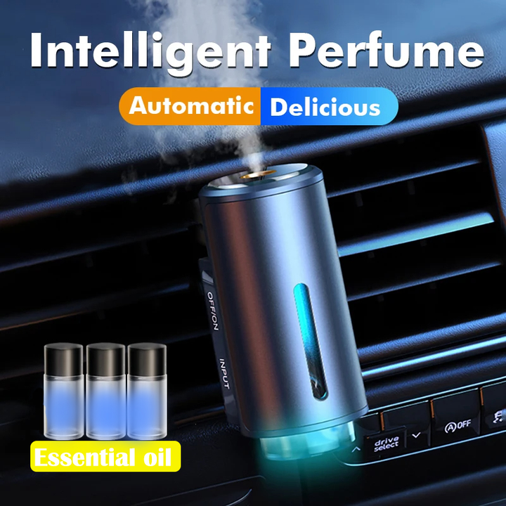 Elektrischer Auto Aroma Diffuser für frische Luft und angenehmen Duft im Fahrzeug, USB-betrieben.