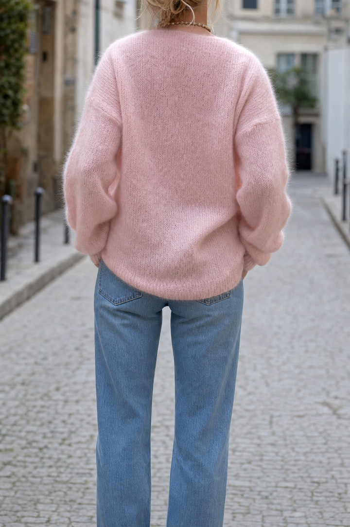 Komfortabler Damen Oversize-Pullover für Herbst & Winter, weich, warm und vielseitig kombinierbar. Perfekt für den Alltag.
