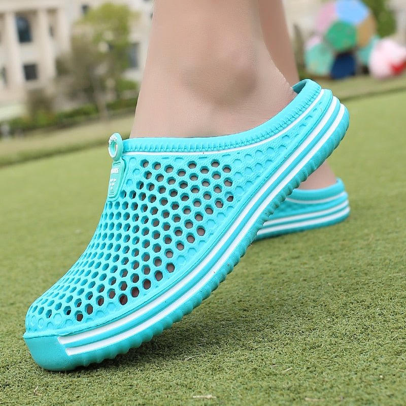 Entspannte Damen Sommerschuhe, ideal für Komfort zu Hause und in der Freizeit.
