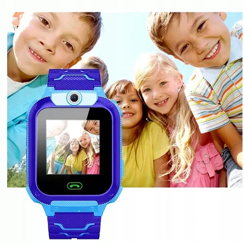 Zwei Kinder Smartwatches (blau & rosa) mit LBS-Tracking, digitale kinderuhr für Jungen & Mädchen, GPS uhr.