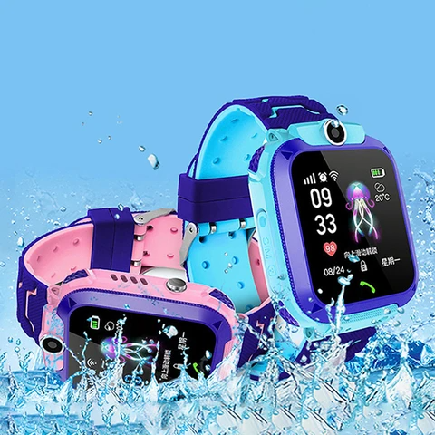 Sicherheitsuhr für Kinder: Smartwatch mit LBS-Tracking, Anruffunktion & Schulmodus, digitale kinderuhr.