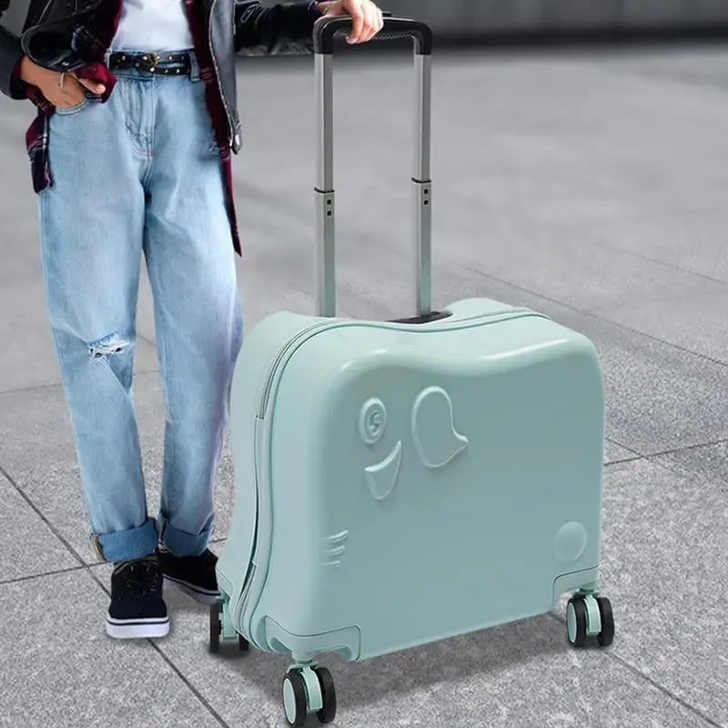 Robuster Kinder-Rollkoffer Elefant Napoli, stoßfestes Reisegepäck für kleine Abenteurer. Ideal für Handgepäck.