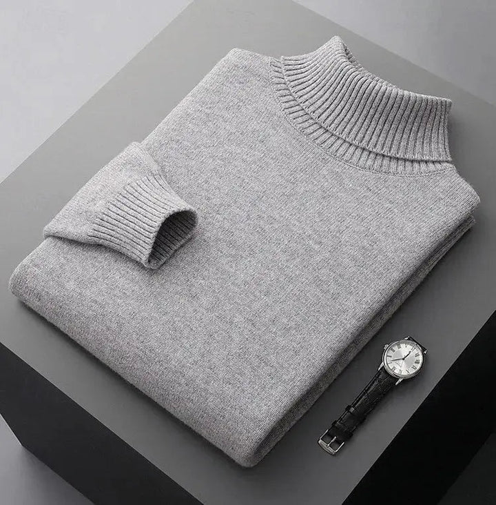 Herren Rollkragenpullover in klassischem Design, warm & komfortabel den ganzen Tag.