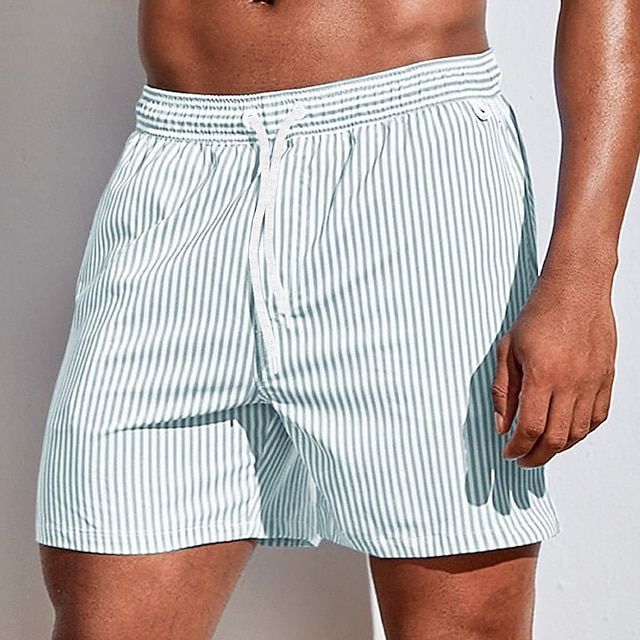 Stilvolle Unisex-Freizeitshorts, gestreift & vielseitig. Ideal für Damen & Herren, perfekt für den Sommerurlaub.