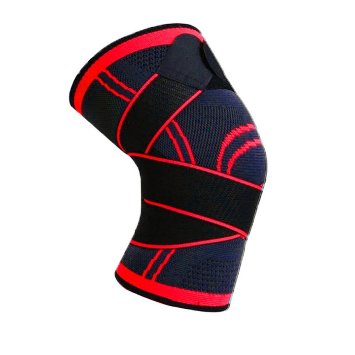 Unisex Knie-Sleeves FlexiSupport, präsentiert auf sauberem Hintergrund. Schmerzlinderung & Gelenkstütze.