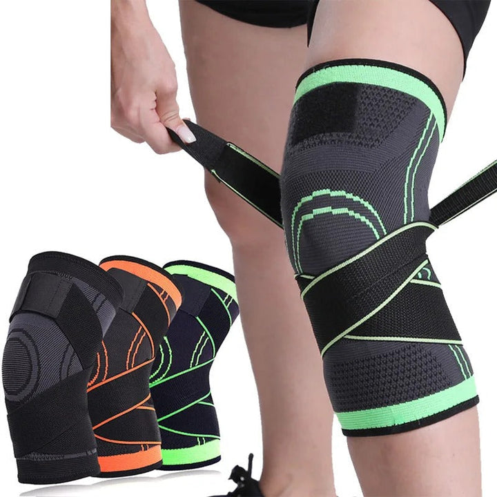 Das FlexiSupport Knie-Sleeve als effektive Gelenkstütze & Kompressionsbandage für Sportler.