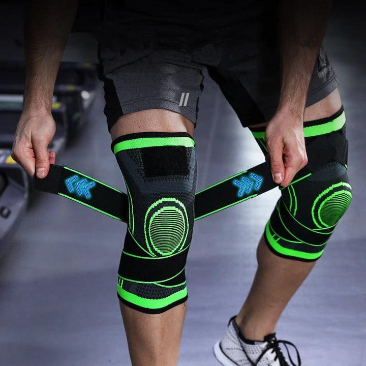 FlexiSupport Knie-Bandage für Sport & Alltag. Bietet zuverlässigen Knieschutz & verbesserte Mobilität.