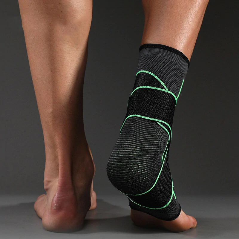 Kompressions-Knöchelbandage FlexiFit in Grün, unterstützt die Genesung nach Verstauchungen & lindert Gelenkschmerzen.