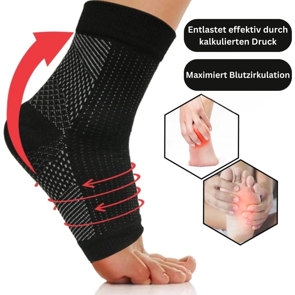 Unisex Kompressionssocken: Für Sportler, Reisen & Schwangerschaft. Unterstützen Fußgesundheit & beugen Ermüdung vor.