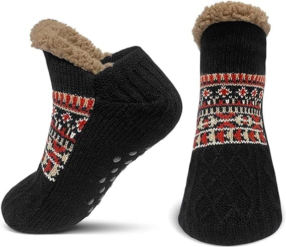 Gemütliche Winterstrümpfe (unisex), rutschfest. Weiche Socken für Hausbekleidung, sehr warm & komfortabel.