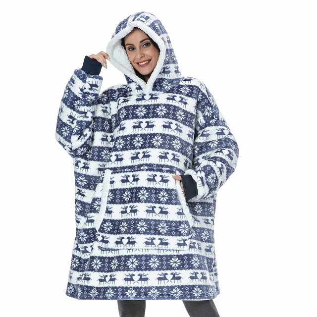 Unisex Kuschelhoodie als Geschenkidee, super warm, weich und sehr bequem.