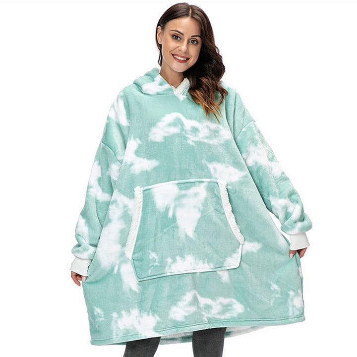 Warme Deckenhoodie, ideal als gemütliches Geschenk für Sie und Ihn, sehr weich.