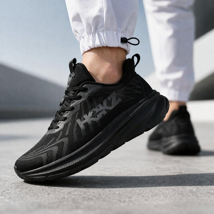 Detailansicht atmungsaktiver unisex Sportschuhe, ideal als leichte Laufschuhe für jedes Geschlecht.