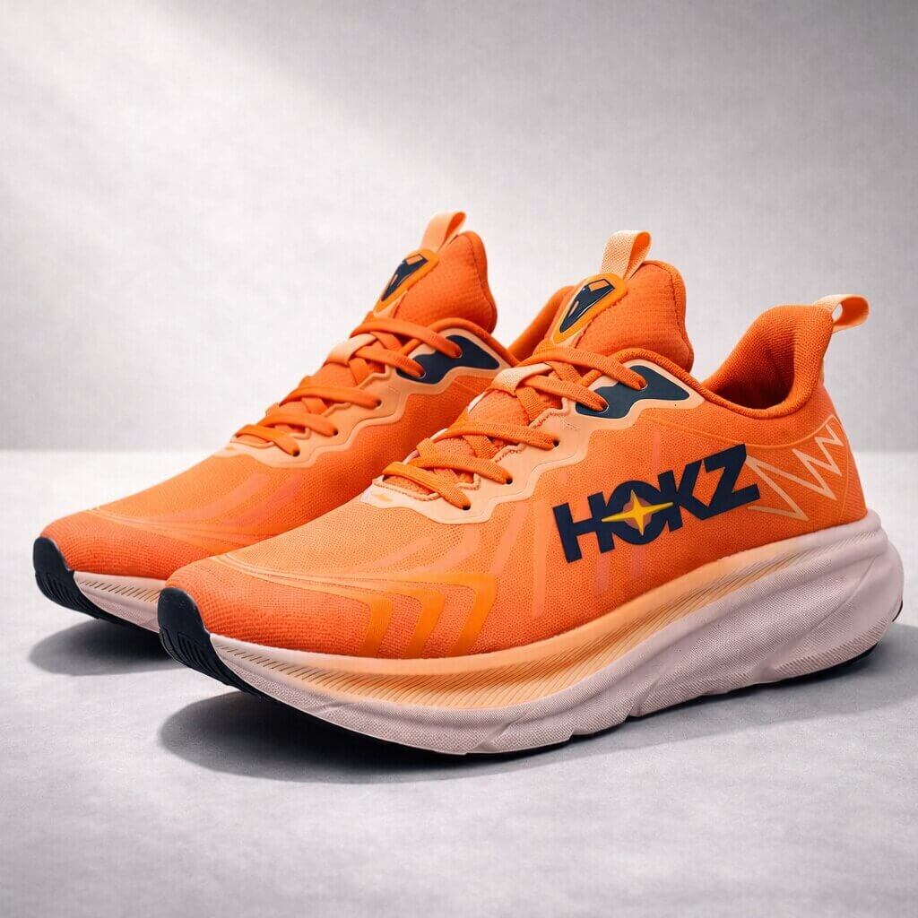 Ein Paar bequeme unisex Laufschuhe, vielseitige Sportschuhe für Damen & Herren, ideal für Alltag.