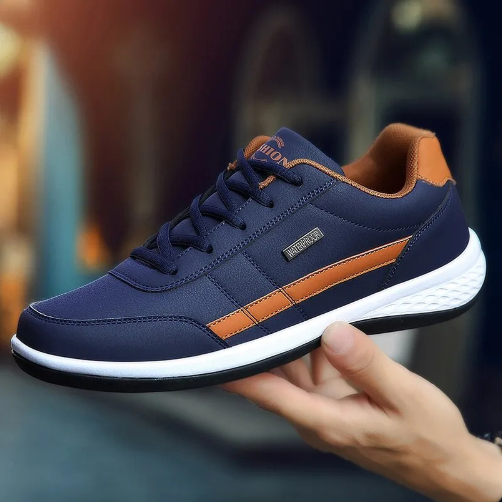 Aktiver Herren Alltagsschuh, orthopädischer Sneaker für optimalen Gehkomfort und Stil.