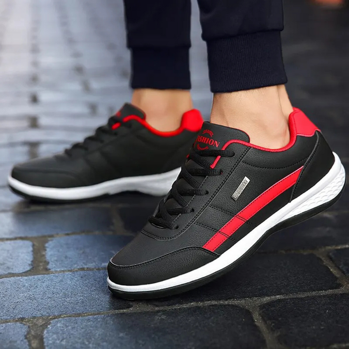 Stilvolle Herren-Komfortschuhe, modern designt, orthopädisch und mit robuster Sohle.