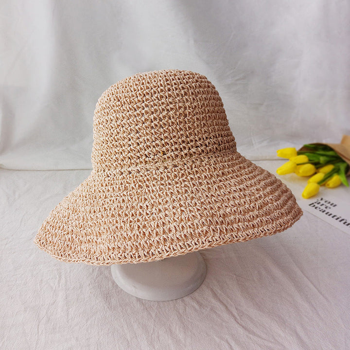 Leichter Damen Sommerhut im Retro-Stil, flach und bequem, ein Must-have für den Urlaub.