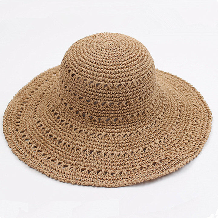 Luftiger, flacher Damen Sommerhut Emma im Retro-Look, atmungsaktiv & chic für heiße Tage.