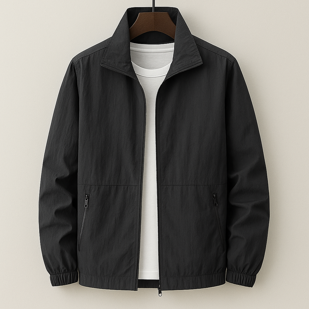 Elegante Herren Übergangsjacke in modernem Design. Leichte Freizeit- und Business-Casual-Jacke, auch für große Größen verfügbar.