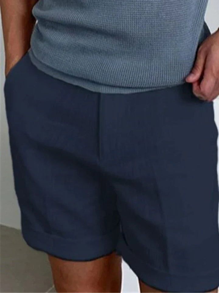 Casual Herren Leinen-Shorts Jorin, vielseitig und bequem für Strand, Urlaub und Freizeit.