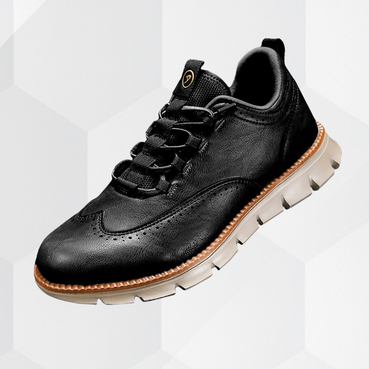 Formelle Herren Oxford Schnürschuhe in Schwarz, perfekt für Business und elegante Anlässe.