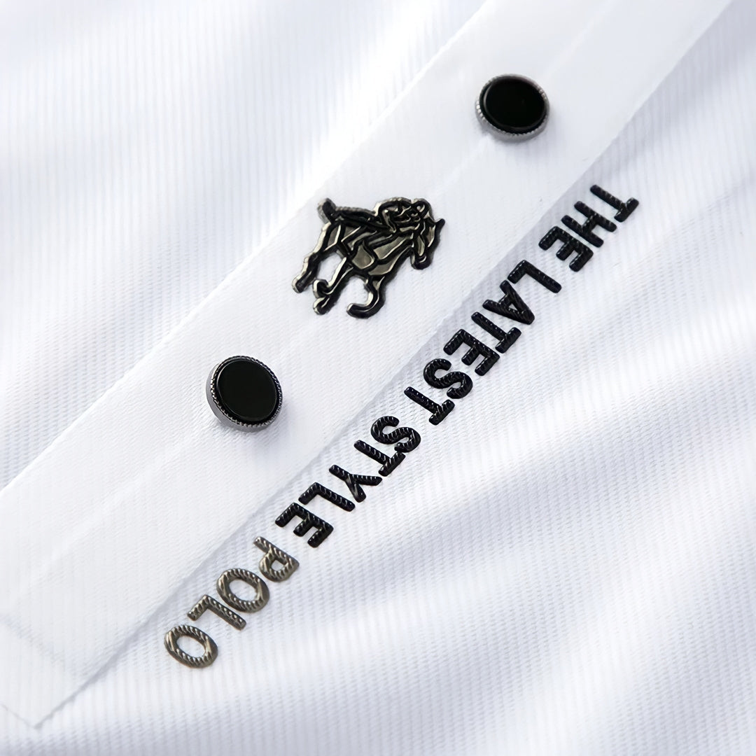 Pflegeleichtes Herren Poloshirt Regular Fit, faltenfrei, ideal für Büro und Business Casual, kurzarm.