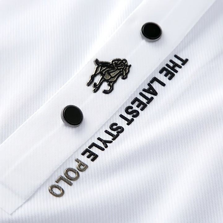 Pflegeleichtes Herren Poloshirt Regular Fit, faltenfrei, ideal für Büro und Business Casual, kurzarm.